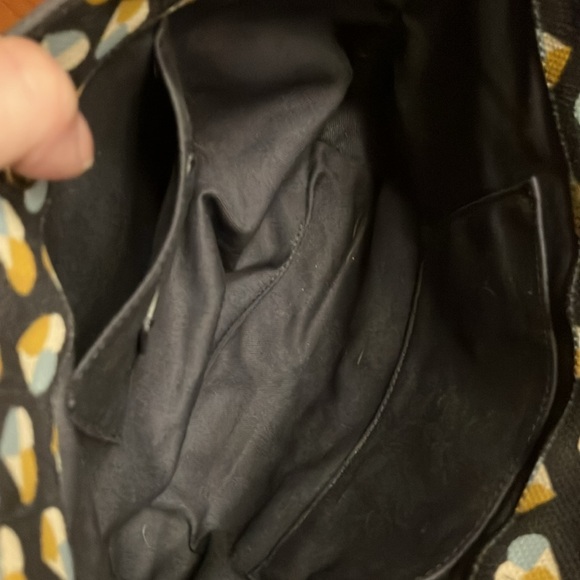 COACH CHECKERED HEART CANVAS TOTE. NAVY. BRAND NEW. TOO CUTE!  NWT - Picture 9 of 12